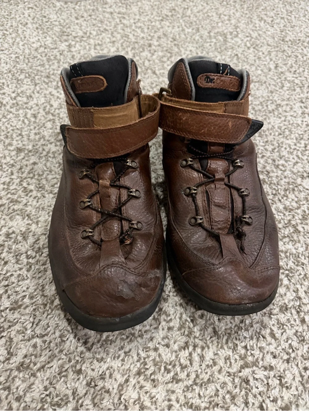 Dr. Comfort Men’s Brown Leather Supportive Boot